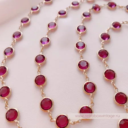 SWAROVSKI Нить безелей «Пурпурный соблазн»