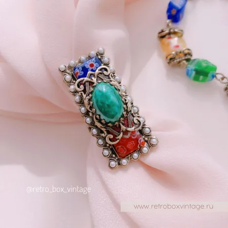 SWEET ROMANCE Кольцо «Цветущий луг: красные»