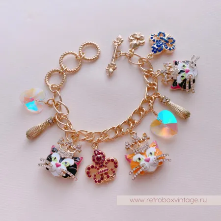 RITZY COUTURE Браслет «Королева кошек»