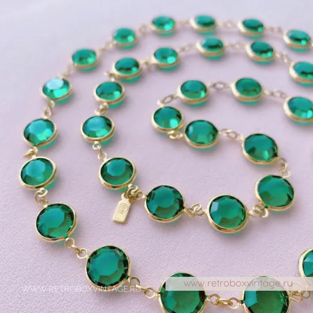 SWAROVSKI Нить безелей «Изумрудная мечта»