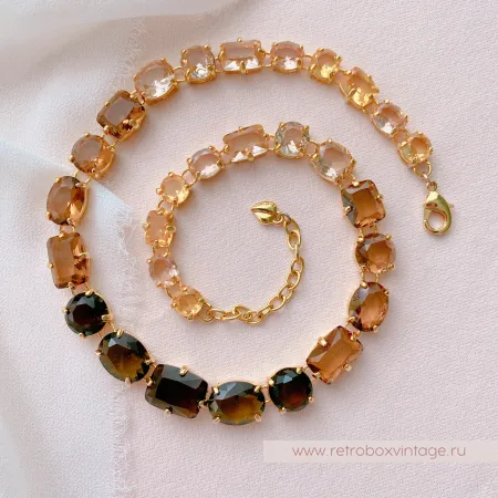 CAROLEE Ожерелье «Кристальная амбра»