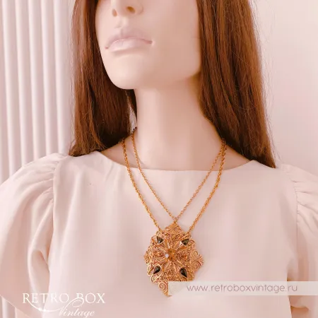 FLORENZA Ожерелье "Чудное мгновение" (Амбра)