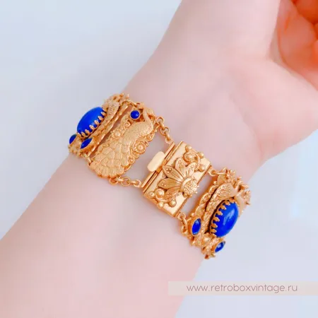 ASKEW LONDON Браслет «Синие павлины»