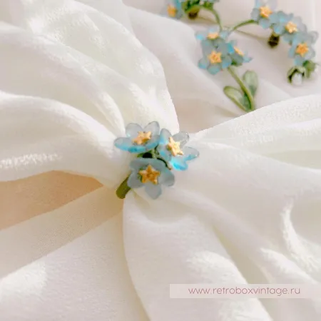 MICHAEL MICHAUD Кольцо "Три голубых незабудки"