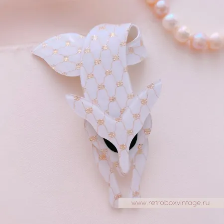 LEA STEIN Брошь «Кружевная лиса»