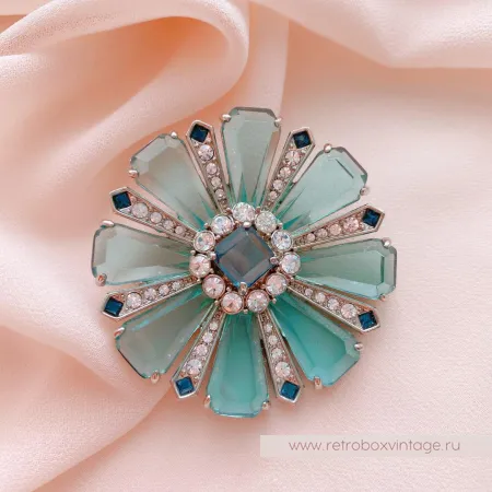 CAROLEE Брошь «Цвет моря»