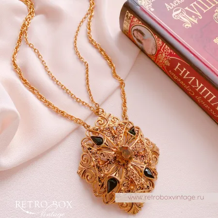 FLORENZA Ожерелье "Чудное мгновение" (Амбра)