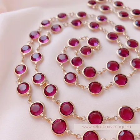 SWAROVSKI Нить безелей «Пурпурный соблазн»