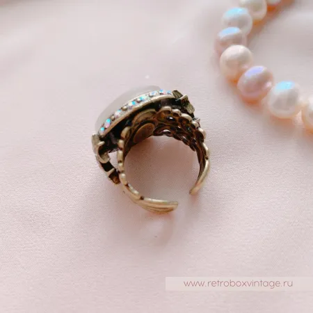 SWEET ROMANCE Кольцо «Лунная соната: бронза»