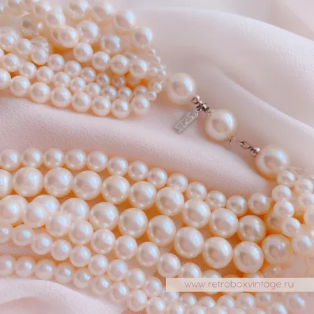 MARVELLA Ожерелье «Жемчужные каскады» шесть нитей