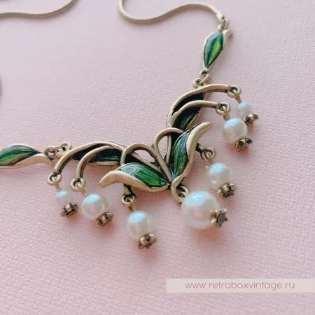 SWEET ROMANCE Колье «Жемчужные ландыши»