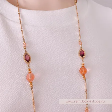 1928 JEWELRY Цепочка с безелями «Желание»