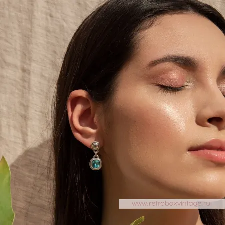 CICLON Серьги «Хрустальная классика»