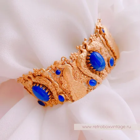 ASKEW LONDON Браслет «Синие павлины»