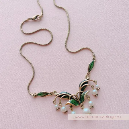 SWEET ROMANCE Колье «Жемчужные ландыши»