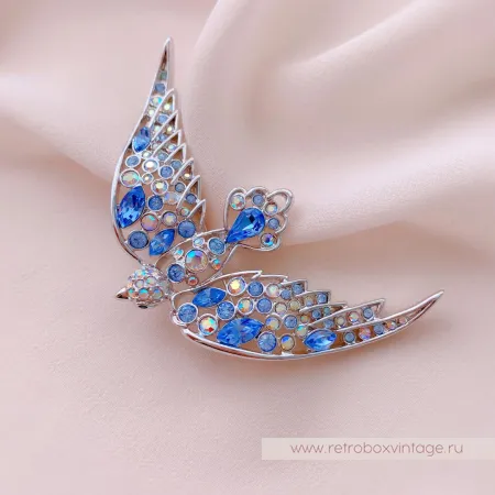 NOLAN MILLER Брошь «Синяя птица мечты»