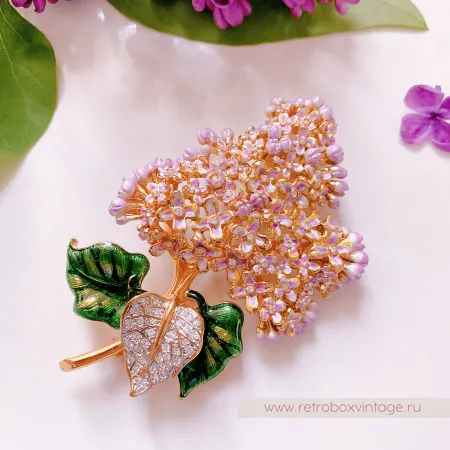 JOAN RIVERS Брошь «Персидская сирень»