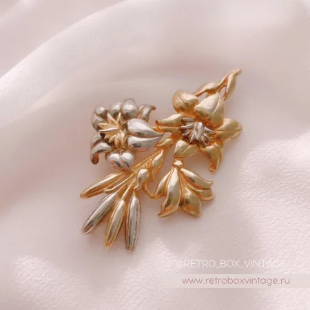 MMA Брошь-кулон «Букет лилий»