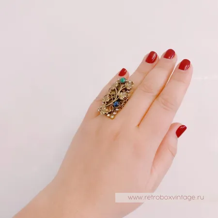 SWEET ROMANCE Кольцо «Тайный сад: бронза»