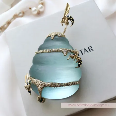 ALEXIS BITTAR Брошь «Мятный улей и дикие пчёлы»