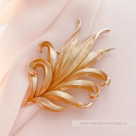 TRIFARI Брошь «Перо мифического феникса»