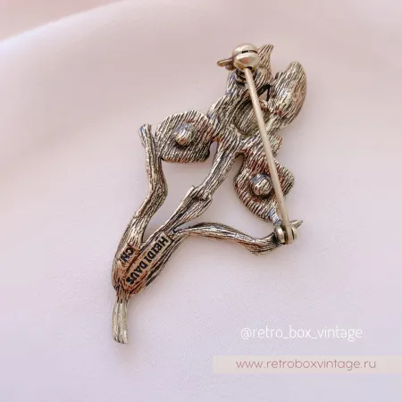 HEIDI DAUS Брошь «Кристальный ирис»