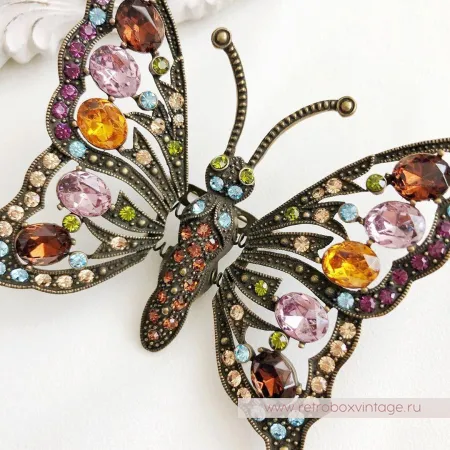 HEIDI DAUS Брошь «Трепещущая бабочка»