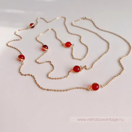 AVON Нить с кабошонами-безелями «Ягодка»