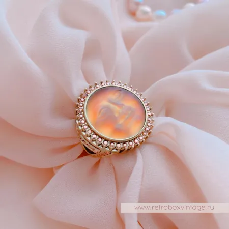 KIRKS FOLLY Кольцо «Лунная нимфа: хамелеон радуга»