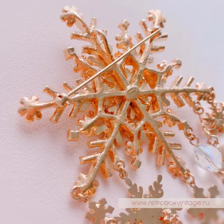 KIRKS FOLLY Брошь и серьги «Метелица»