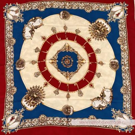 Платок «Королевские ключи» (100% шелк, Италия)