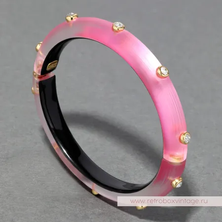 ALEXIS BITTAR Браслет "Яркие вспышки: нежная роза"