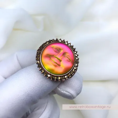 KIRKS FOLLY Кольцо «Лунная нимфа: хамелеон фуксия»