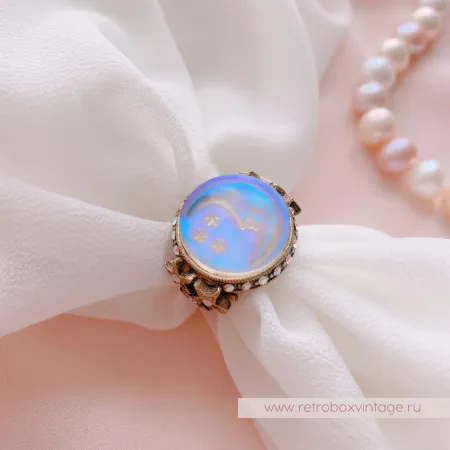 SWEET ROMANCE Кольцо «Лунная соната: бронза»