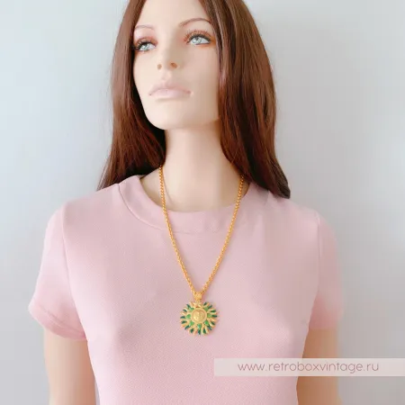 BOB MACKIE Кулон на цепочке «Лесное солнце любви»