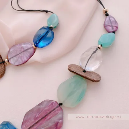 MOON PARIS Ожерелье «Шармэль» с крупными бусинами