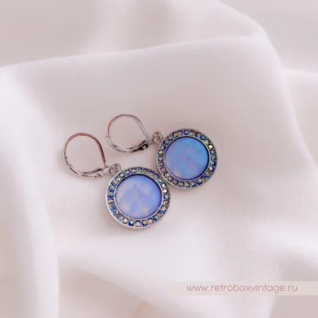 KIRKS FOLLY Кулон на цепочке «Голубая луна»