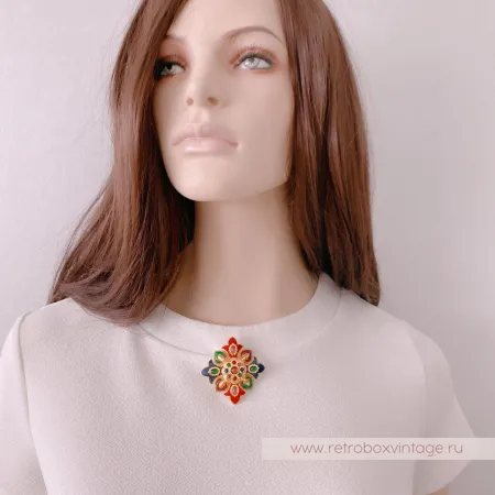 JOAN RIVERS Брошь «Шахерезада: мальтийский крест»