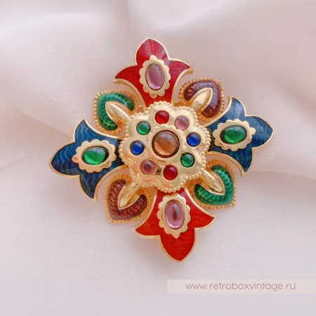 JOAN RIVERS Брошь «Шахерезада: мальтийский крест»