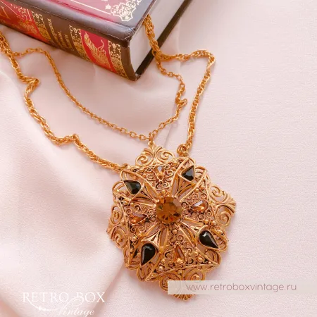 FLORENZA Ожерелье "Чудное мгновение" (Амбра)