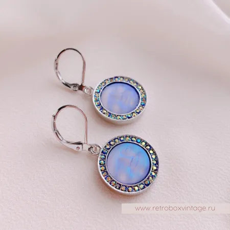 KIRKS FOLLY Кулон на цепочке «Голубая луна»