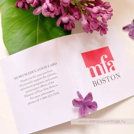 MFA Брошь «Нежная пурпурная сирень» Музейная коллекция