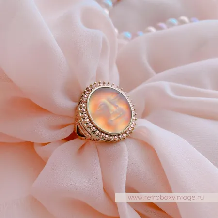 KIRKS FOLLY Кольцо «Лунная нимфа: хамелеон радуга»