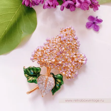 JOAN RIVERS Брошь «Персидская сирень»