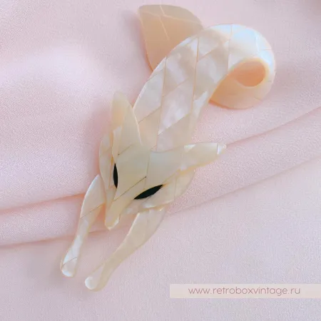 LEA STEIN / AGATHA PARIS Брошь «Сливочная лиса»