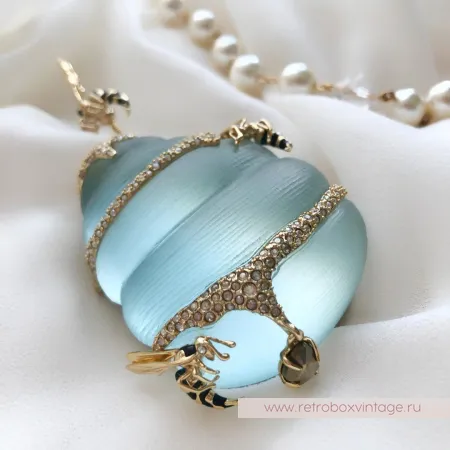 ALEXIS BITTAR Брошь «Мятный улей и дикие пчёлы»