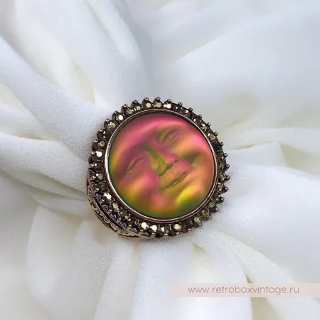 KIRKS FOLLY Кольцо «Лунная нимфа: хамелеон фуксия»