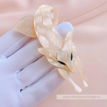 LEA STEIN / AGATHA PARIS Брошь «Сливочная лиса»