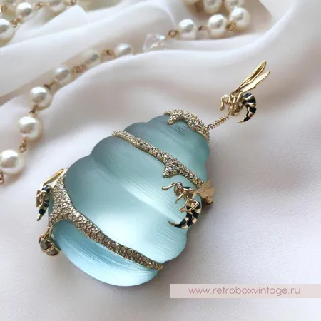 ALEXIS BITTAR Брошь «Мятный улей и дикие пчёлы»