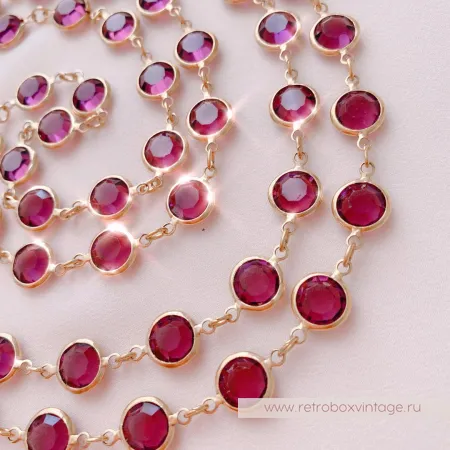 SWAROVSKI Нить безелей «Пурпурный соблазн»